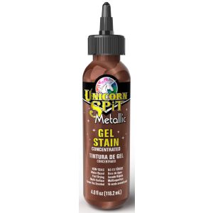 Unicorn Spit Sparkling Wood Stain & Glaze 4oz-Metallic Hephaestus