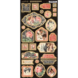 Graphic 45 Collector's Edition Chipboard Die-Cuts 6