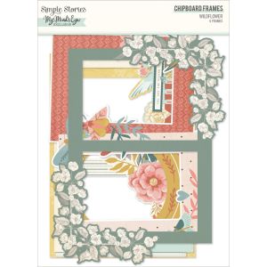 Wildflower Chipboard Frames- 