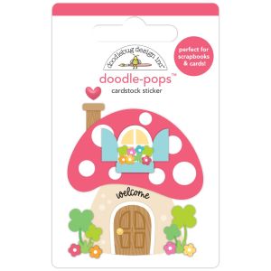Doodlebug Doodle Pops 3D Stickers Gnome Sweet Home