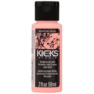 Plaid Kicks Studio Shoe Acrylic Paint 2oz-Soft Pink