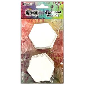 Ranger Dyan Reaveley Dylusions Dyamond Boards Hexagons 1 pack of 20 piece