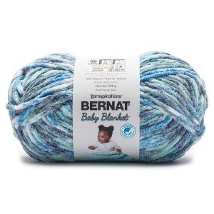 Spnrite Bernat Baby Blanket Big Ball Yarn Ocean Waves 1 pack of 1 Skein