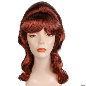 Morris Peg Bondy Wig-Flame Red