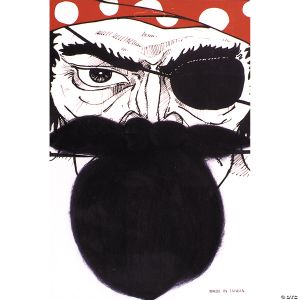 Morris PIRATE BEARD-BLACK