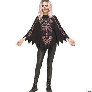 Morris Poncho Shimmer Skeleton Child