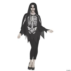 Morris Poncho Skeleton Ad One Size