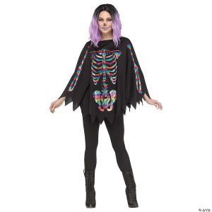Morris Poncho Skeleton Rainbow Foil Ad