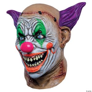 Morris Psycho Neon Clown Latex Mask