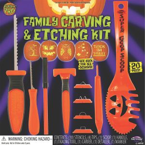 Morris PUMPKIN 20 PC CARV & ETCH KIT