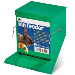 Prevue Pet Products Green Metal Bin Feeder
