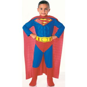 Rubies Deluxe Kids Superman Muscle Chest Costume