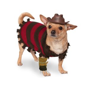 Rubies A Nightmare On Elm Street Freddy Krueger Pet Costume Extra Large