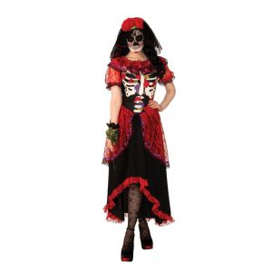 Womens Day Of The Dead Woman Costume Medium