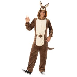 Rubies Unisex Adults Opus Collection Comfy Wear Kangaroo Costume Brown Tan S M