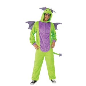 Mens Green Dragon Comfy Wear Costume Small Medium