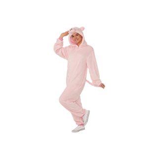 Rubies Unisex Adults Opus Collection Comfy Wear Pig Costume Pink S M