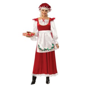 Rubies Womens Ms. Santa Claus Costume Dress And Hat As Shown Small