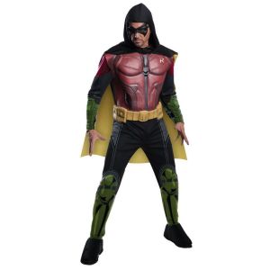 Rubies Mens Arkham Robin Muscle Chest Costume M