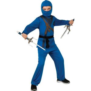 Rubies Ninja Childs Costume Blue Small