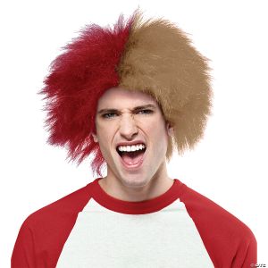 Morris Red And Gold Sports Wig