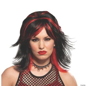 Morris Wig Rocker Unisex Blk/Red