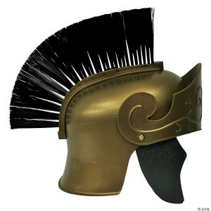 Morris ROMAN HELMET GD W BLACK BRUSH