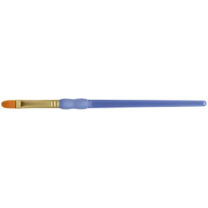 Crafter's Choice Gold Taklon Filbert Brush-Size 8