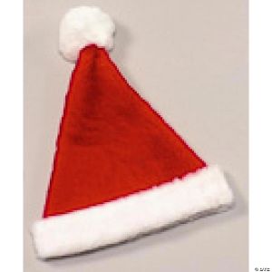 Morris Santa Hat Plush W White Pompom