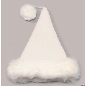 Morris Santa Hat Plush White