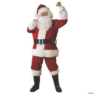 Morris Santa Suit Plush Regal Adult