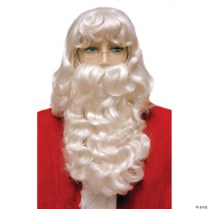 Morris Santa Wig And Beard Deluxe Set Lw67