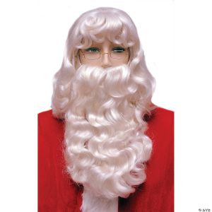Morris Santa Wig And Beard Set Lw69