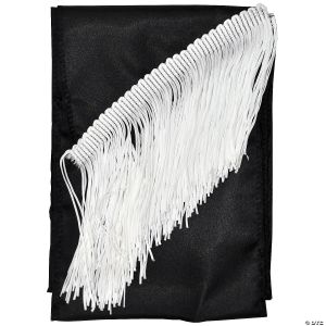 Morris SATIN FRINGED SASHES-BLACK