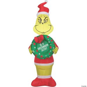 Morris SIARBLOWN GRINCH W WREATH SM