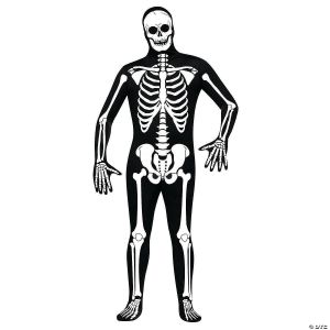 Morris Skin Suit Skeleton Adult Std