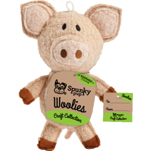 Spunky Pup Woolies Pig