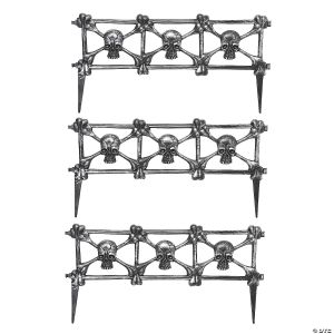 Morris BLACK/SKULL GRAVEYARD FENCE