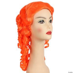Morris SOUTHERN BELLE CLOWN WIG-ORANGE