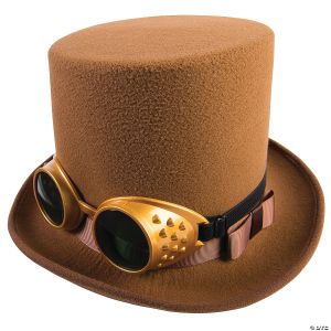 Morris Steampunk Hat With Goggles Fm75327