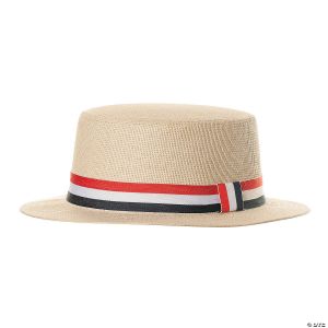 Morris STRAW HAT WITH FLAG BAND - ADULT