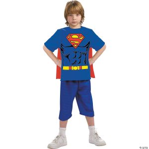 Morris Superman Child Shirt Cape Sm
