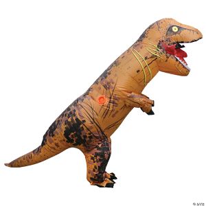 Morris T-Rex Brown Dino Inflate Child