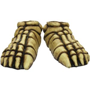 Ghoulish Bone Color Skeleton Feet Adult