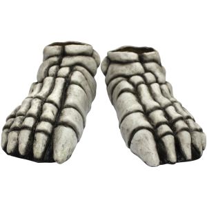 Ghoulish White Skeleton Feet Adult