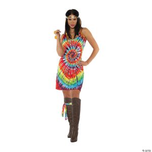 Morris Tie Dye Mini Dress Adult Small