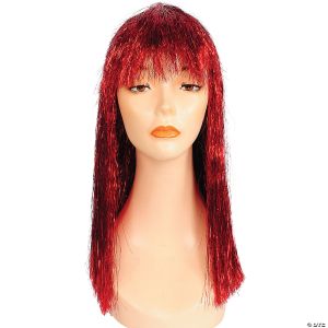 Morris TINSEL PAGEBOY WIG-RED