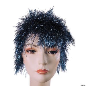 Morris Tinsel Punk Rock Wig-Blue