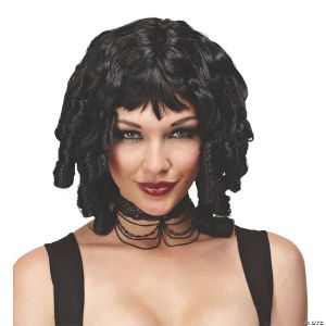 Morris Wig Ghost Doll Black