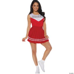 Morris Womens Cheerleader Costume Red Xl